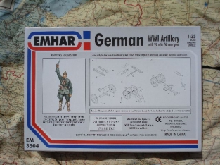 EMHAR 7204   German WWI Artillery with 96 n/A 76 mm Gun